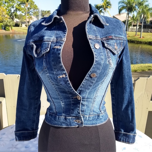 sexy jean jacket